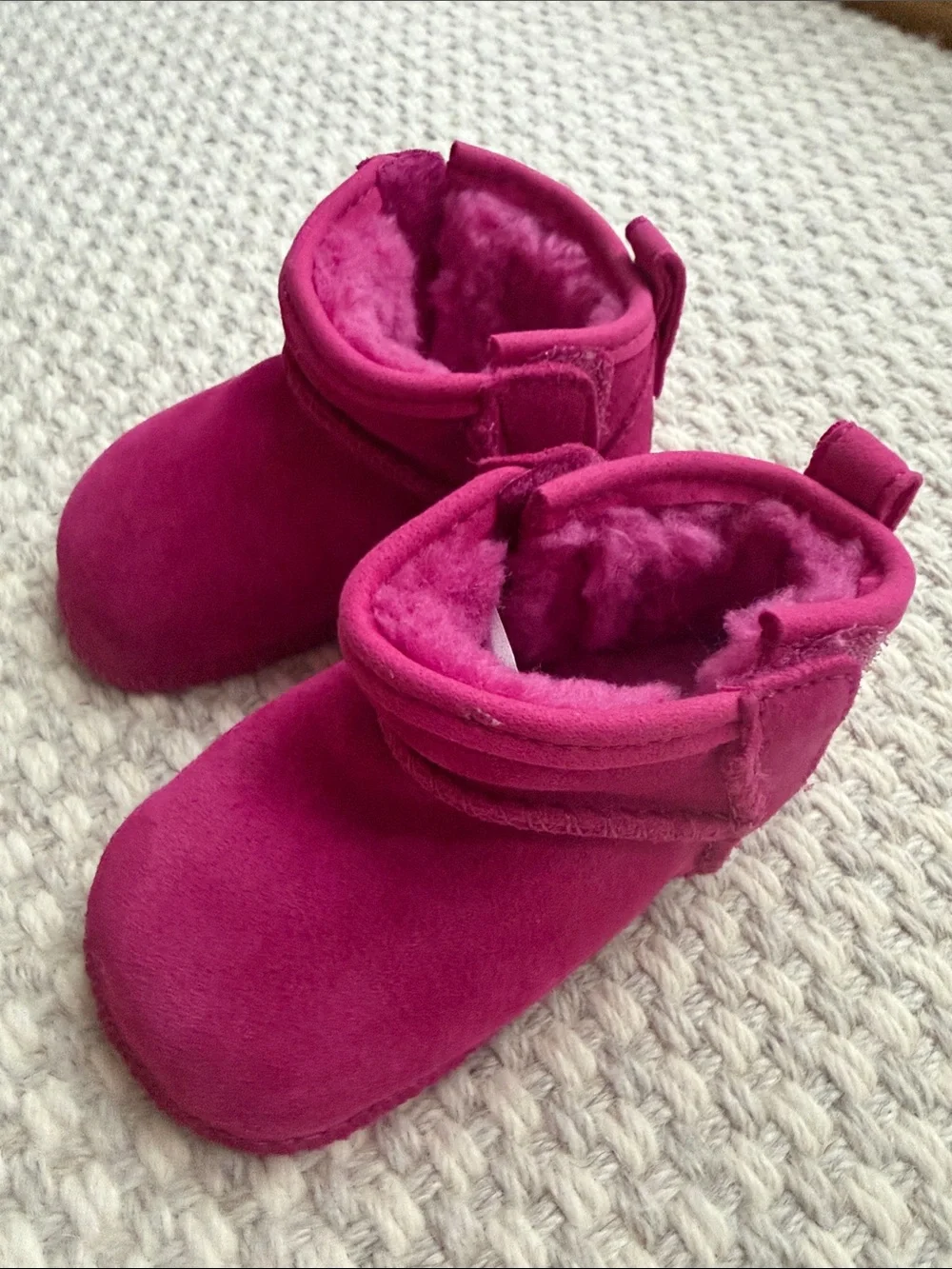 UGG Kids Hot Pink Shearling Boots